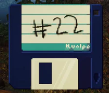 Close up of Disc 22
