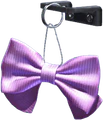 The 'TIED UP IN A BOW' charm. Its description reads: "You don't stop until Scotty announces a team wipe. After all, you hate loose ends."