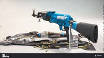 ISEUL-T weapon skins were posted on the Official Art Discord