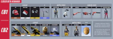 Closed Beta Rewards (Creditː Swa)