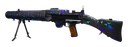Slightly angled view of the Lewis Gun Galaxy Grid.