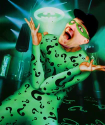 Rob as The Riddler AKA The Robbler (Credit: Resk)