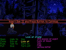 The original stump joke in Monkey Island