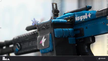 ISEUL-T weapon skins were posted on the Official Art Discord