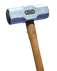 Slightly angled view of the Sledegehammer Dye Job in white.
